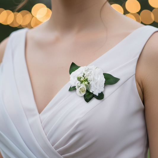 Clip-On Wedding Corsage