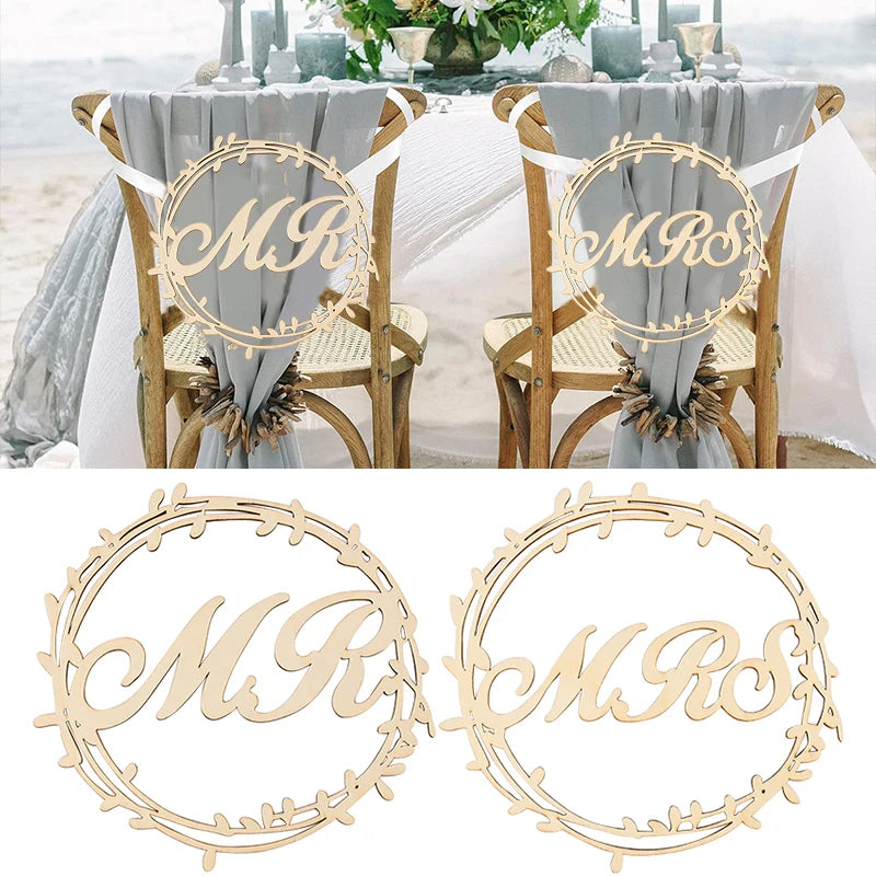 Mr & Mrs Hanging Signs
