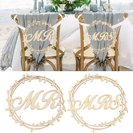 Mr & Mrs Hanging Signs