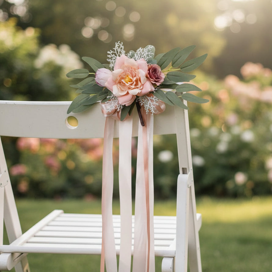 Floral Chair Decor (Pew Ends)