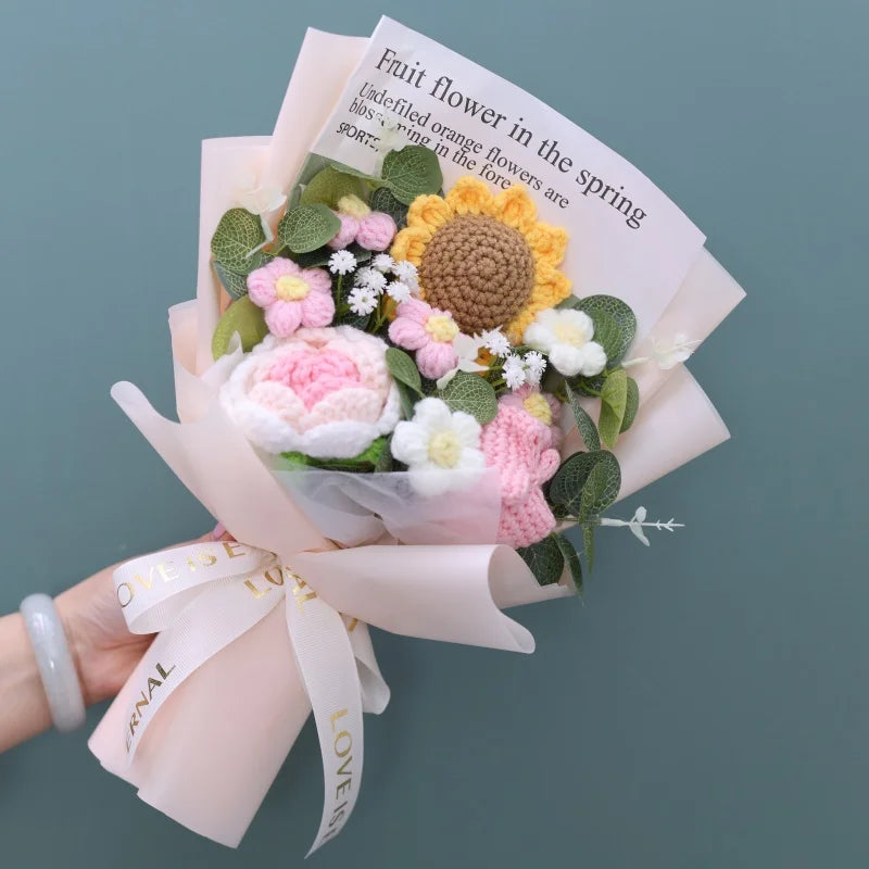 Knitted Wedding Flower Bouquet