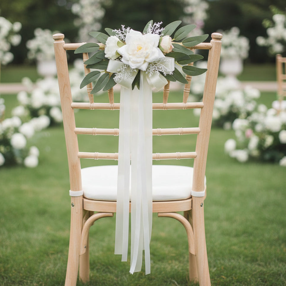 Floral Chair Decor (Pew Ends)