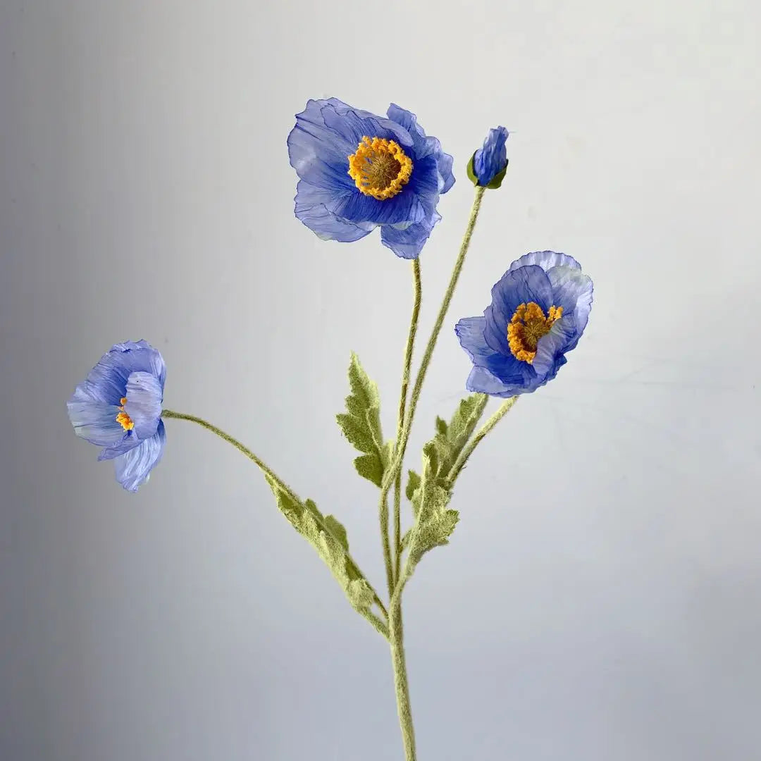 Poppy Artificial Flowers (Various Colours)