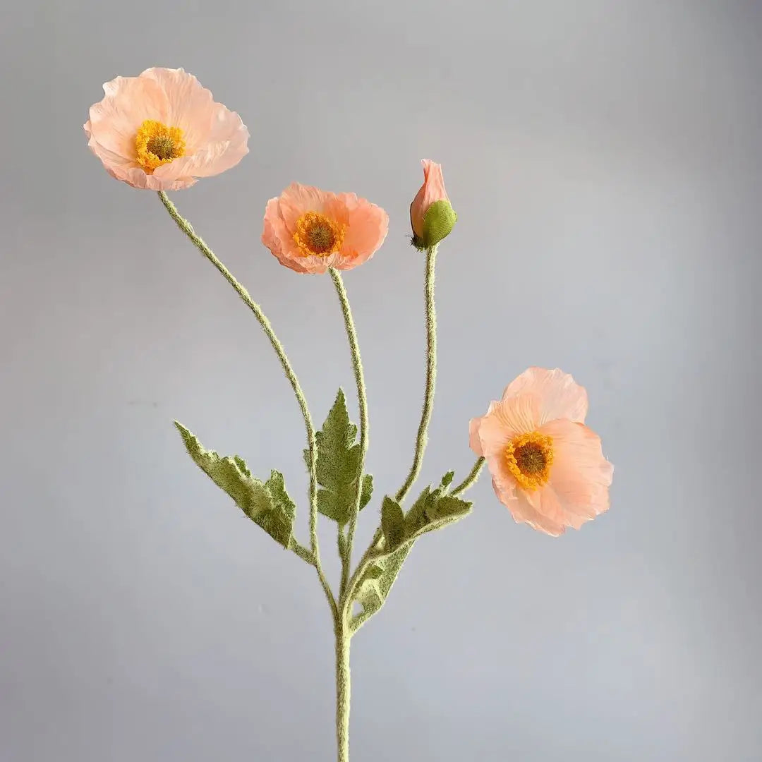 Poppy Artificial Flowers (Various Colours)
