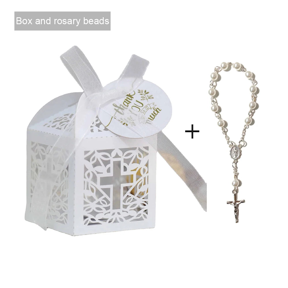 20 Rosary Bead Wedding Favour Sets