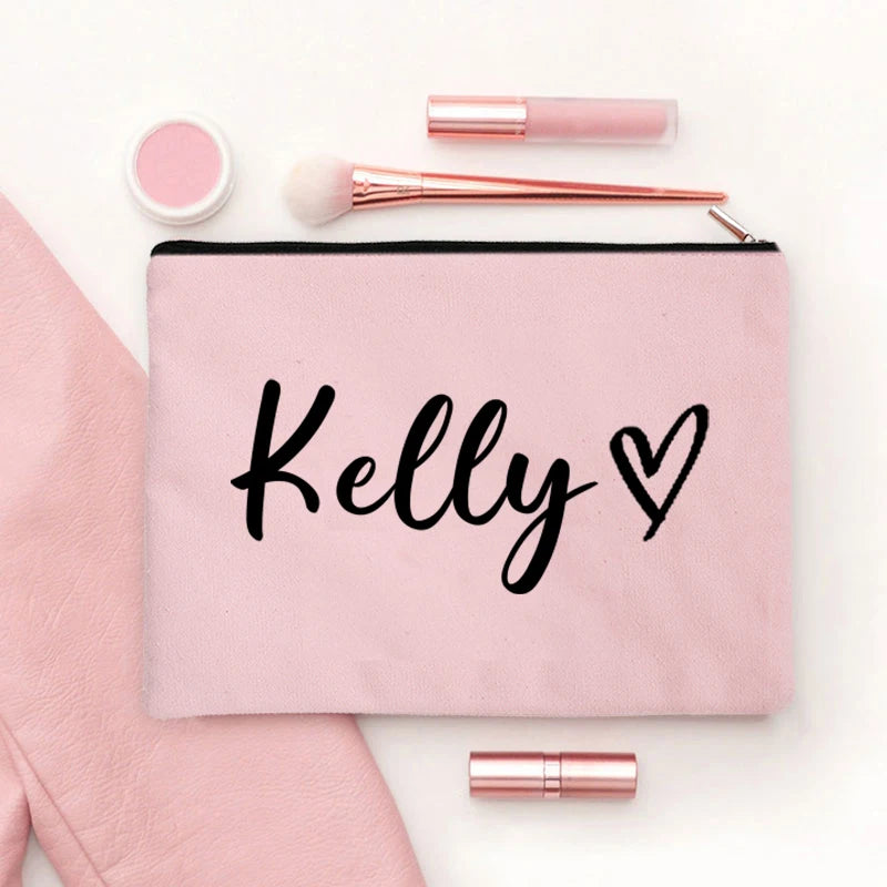 Personalised Bridal Party Make Up Bag