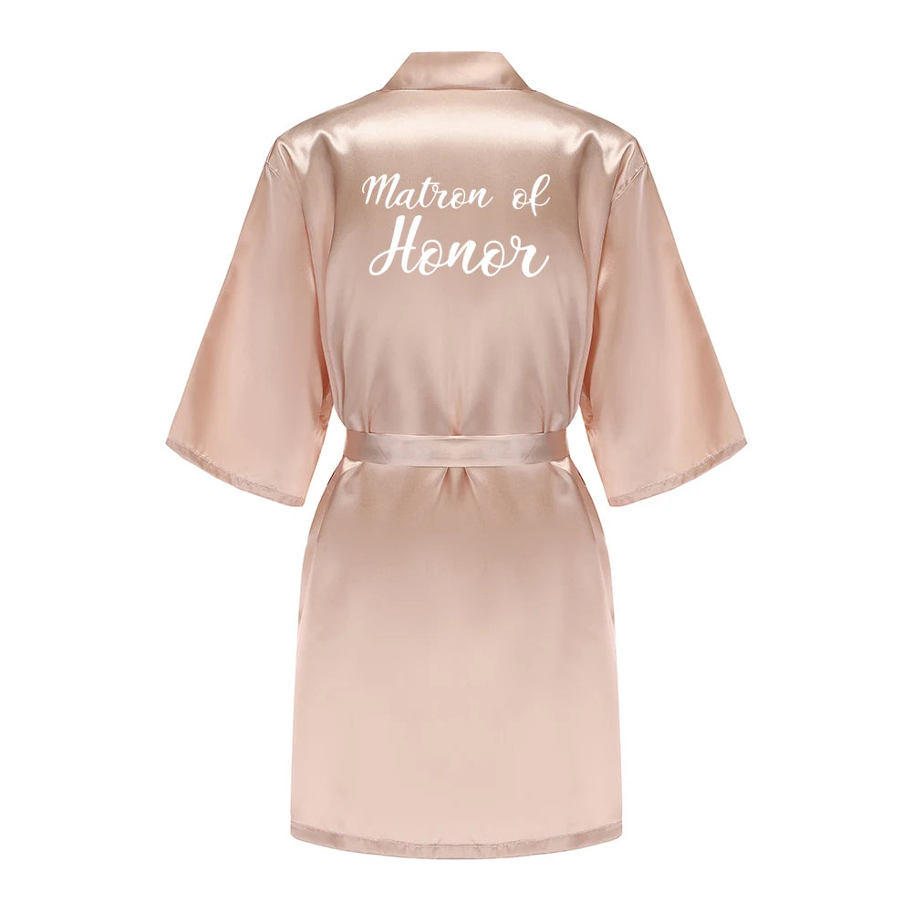 Champagne Bridal Party Robes