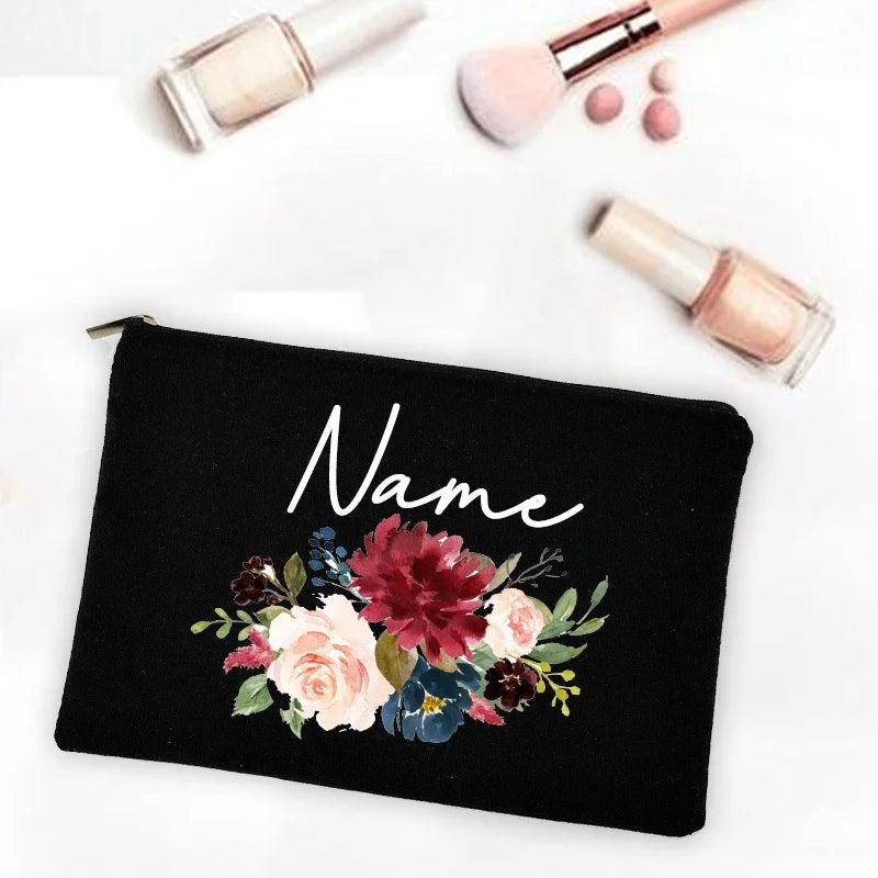 Personalised Bridal Party Make Up Bag