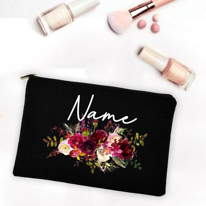 Personalised Bridal Party Make Up Bag