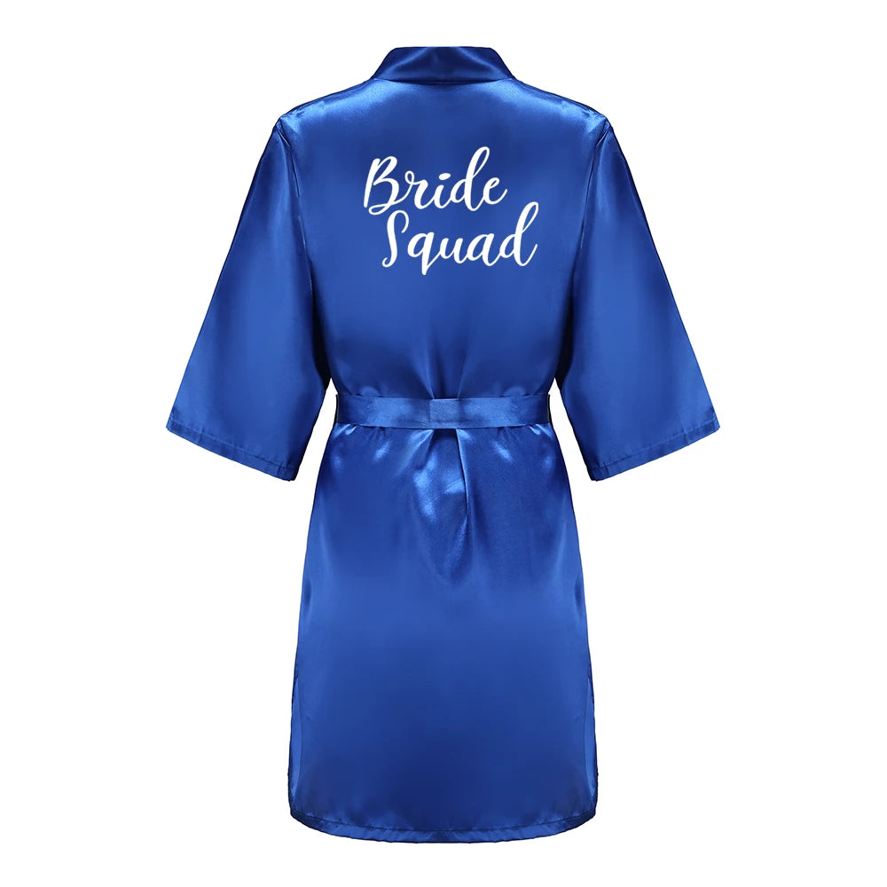 Royal Blue Bridal Party Robes