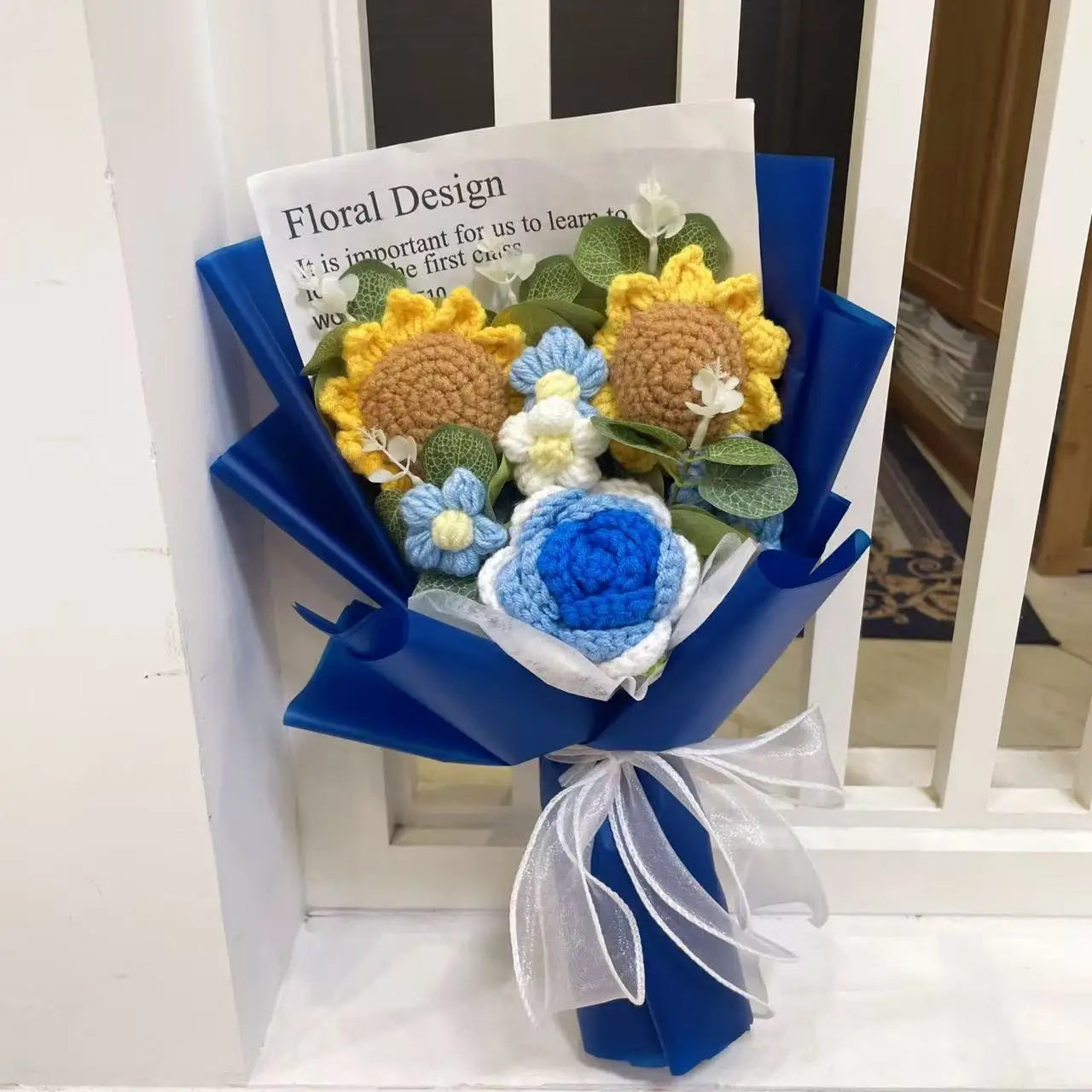 Knitted Wedding Flower Bouquet