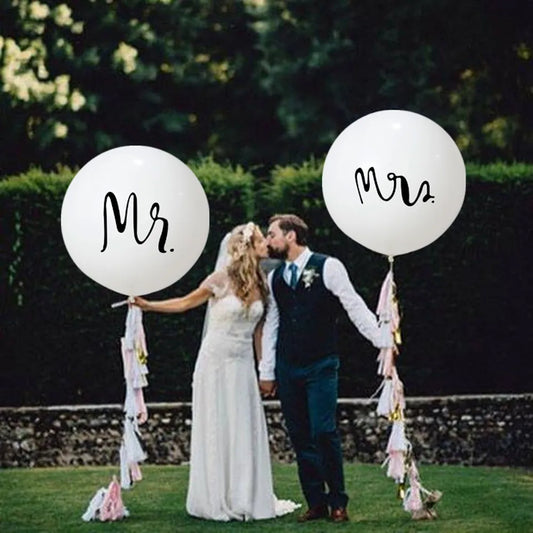 Giant Mr & Mrs Balloons