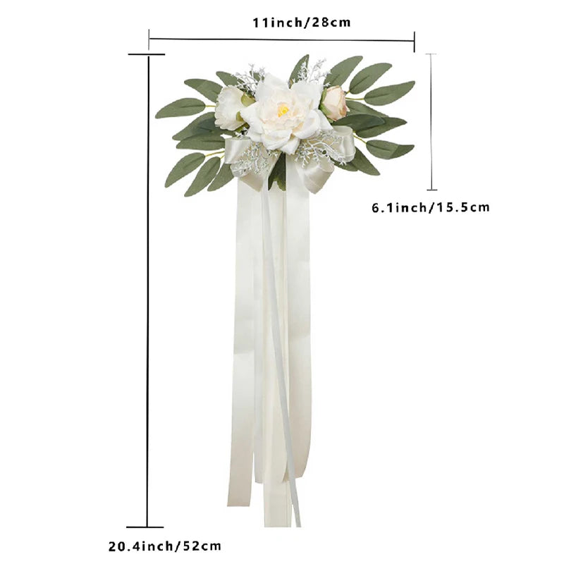 Floral Chair Decor (Pew Ends)