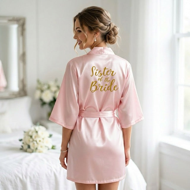 Light Pink Bridal Party Robes
