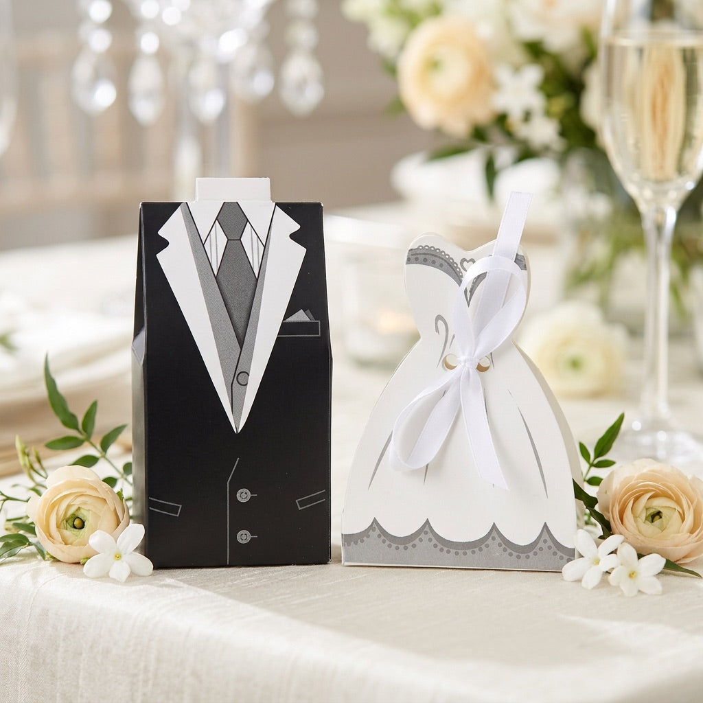 Bride & Groom Favour Boxes