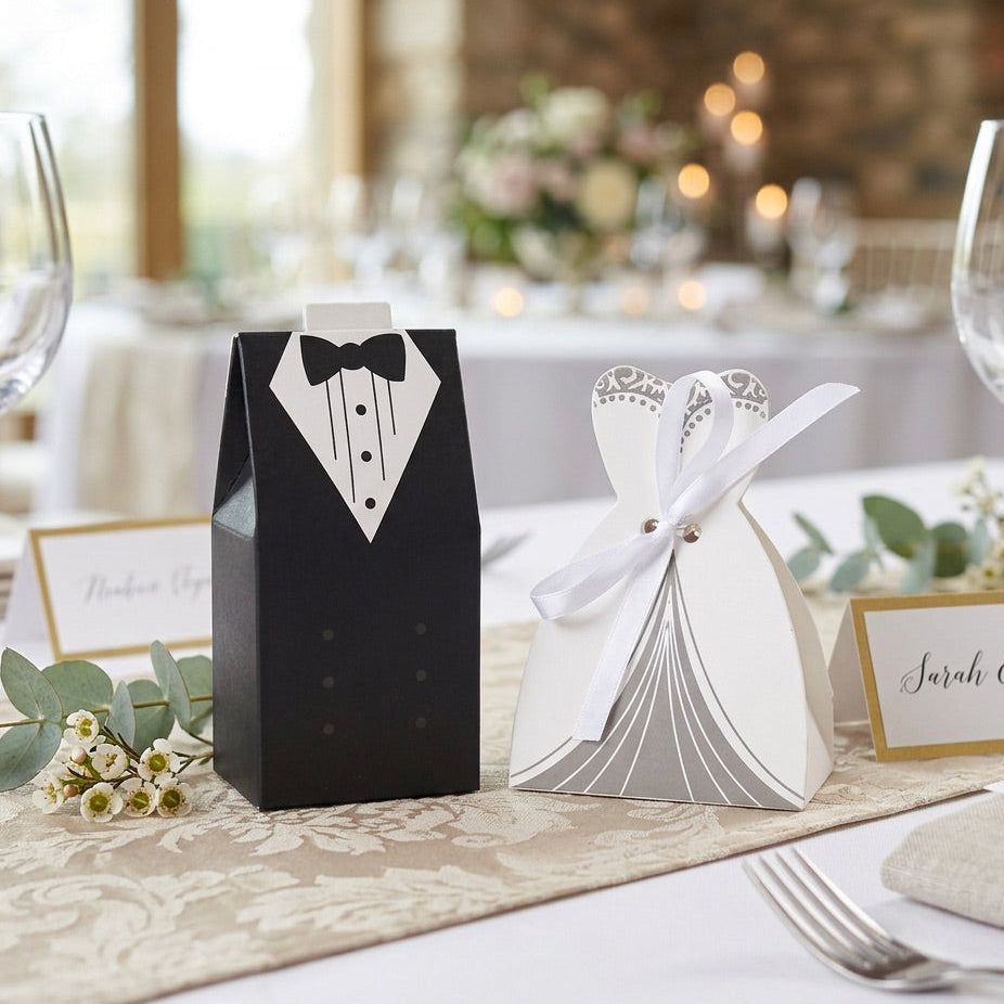 Bride & Groom Favour Boxes