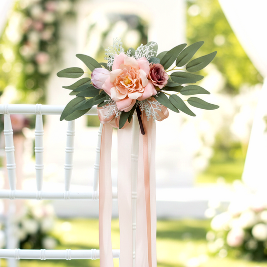 Floral Chair Decor (Pew Ends)