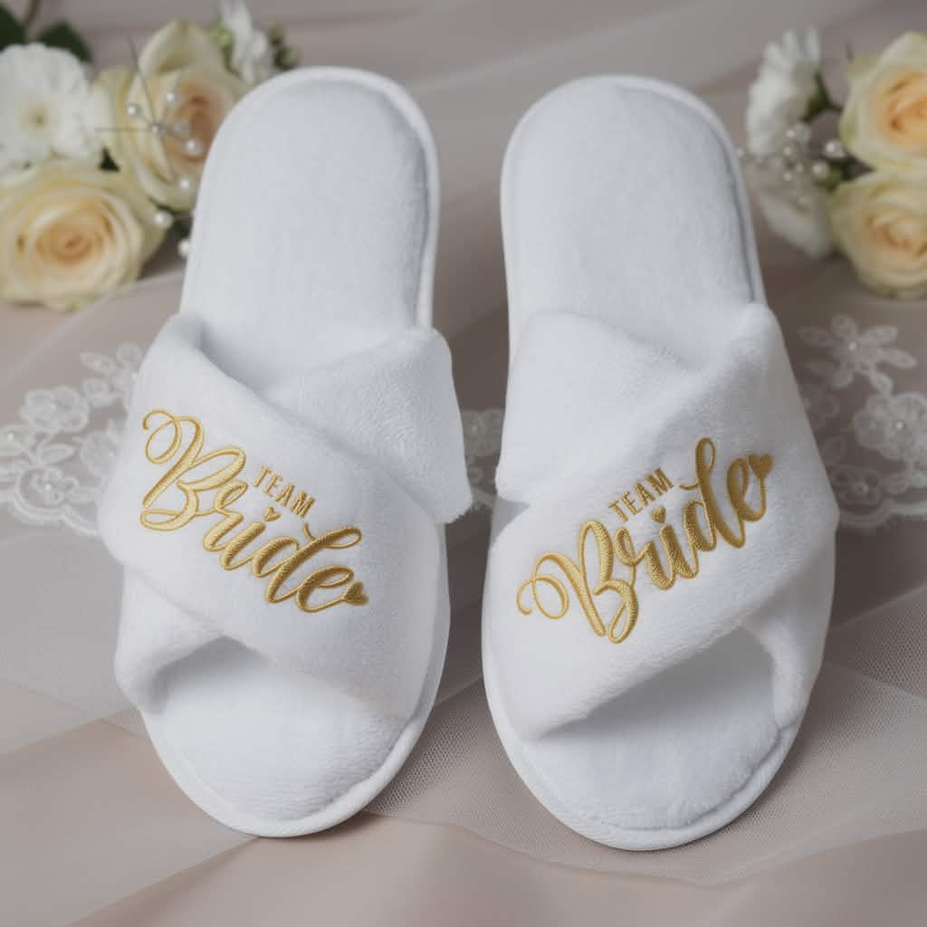 Luxury Bridal Party Slippers