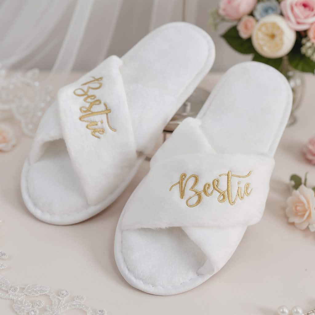 Luxury Bridal Party Slippers